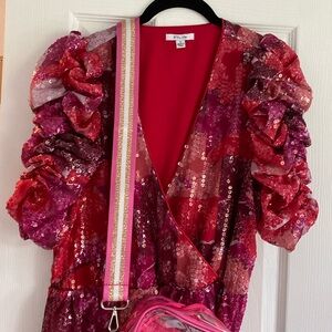 Sparkly mini dress